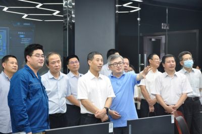 浙江省人大常委会副主任李学忠一行来公司调研领导